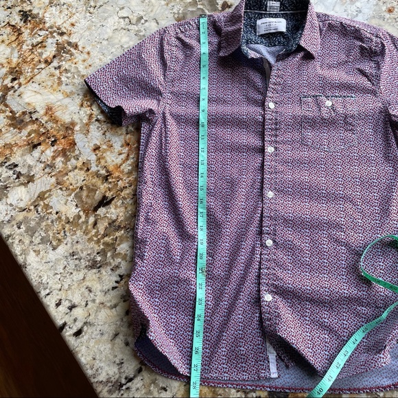 Mens, Dress Shirt, Short Sleeve, Button Up, Size M - Picture 9 of 9